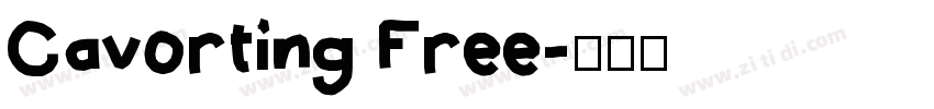 Cavorting Free字体转换